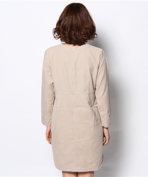 Kastane（カスタネ）の「【Kastane】コーデュロイワンピース（ワンピース・レディース・ネイビー/グリーン/マスタード・FREE）」の7枚目の写真