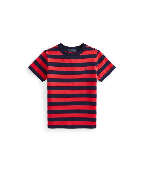 Ralph Tシャツ Tシャツ カットソー Polo トップス ストライプド コットン Lauren Lauren Childrenswear ポロ ラルフローレンチャイルドウェア のファッション ジャージー ジャージー