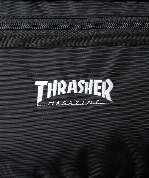 撥水 ロゴ刺繍 ナイロン ビッグサイズ ウエストバッグ / 大きめ