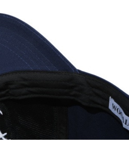 WOOALONG（ウアロン）の「A'GEM/9 × .kom『WOOALONG/ウアロン』Signature ball cap/シグネチャー ロゴデザイン ボールキャップ（キャップ・レディース・ブルー/ホワイト/モカ/ブラック×レッド/ネイビー/ベージュ/ブラック/グリーン/レッド/パープル/オレンジ/グレー/チャコールグレー/ブラック×ブラック・1）」の18枚目の写真