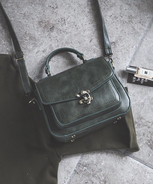 Passion（パッション）の「2WAY  ショルダーバッグ（ショルダーバッグ・レディース・グリーン/ブラウン/ブラック・FREE）」の14枚目の写真