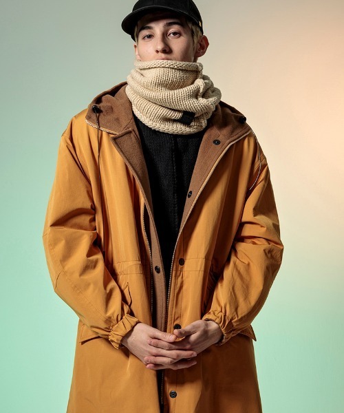 C DIEM（カルペディエム）の「mj7863-WOOL-Ny REVERSIBLE MODS モッズコート（モッズコート・メンズ・キャメル・S/M/L）」の2枚目の写真