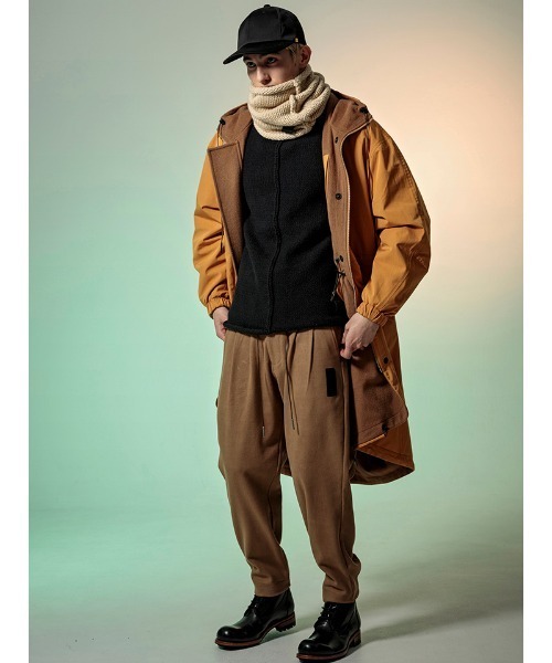 C DIEM（カルペディエム）の「mj7863-WOOL-Ny REVERSIBLE MODS モッズコート（モッズコート・メンズ・キャメル・S/M/L）」の8枚目の写真