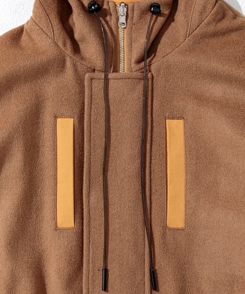 C DIEM（カルペディエム）の「mj7863-WOOL-Ny REVERSIBLE MODS モッズコート（モッズコート・メンズ・キャメル・S/M/L）」の14枚目の写真