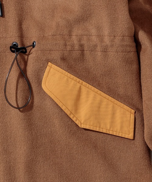 C DIEM（カルペディエム）の「mj7863-WOOL-Ny REVERSIBLE MODS モッズコート（モッズコート・メンズ・キャメル・S/M/L）」の4枚目の写真