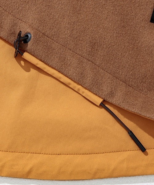 C DIEM（カルペディエム）の「mj7863-WOOL-Ny REVERSIBLE MODS モッズコート（モッズコート・メンズ・キャメル・S/M/L）」の10枚目の写真