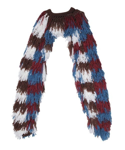 PAMEO POSE（パメオポーズ）の「Camouflage Sleeve（ニット/セーター・レディース・ブラック/マルチ・FREE）」の3枚目の写真