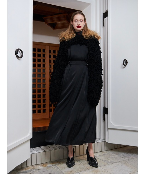 PAMEO POSE（パメオポーズ）の「Camouflage Sleeve（ニット/セーター・レディース・ブラック/マルチ・FREE）」の12枚目の写真