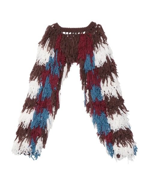 PAMEO POSE（パメオポーズ）の「Camouflage Sleeve（ニット/セーター・レディース・ブラック/マルチ・FREE）」の22枚目の写真