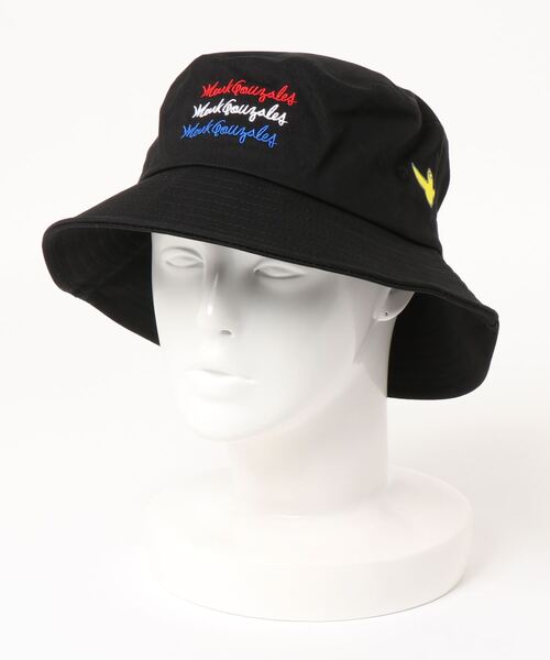 Mark Gonzales（マーク・ゴンザレス）の「【Mark Gonzales】刺繍ロゴ バケットハット（ハット・メンズ・ブラック/ベージュ/ネイビー・FREE）」の7枚目の写真