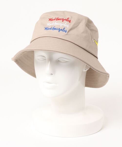 Mark Gonzales（マーク・ゴンザレス）の「【Mark Gonzales】刺繍ロゴ バケットハット（ハット・メンズ・ブラック/ベージュ/ネイビー・FREE）」の8枚目の写真