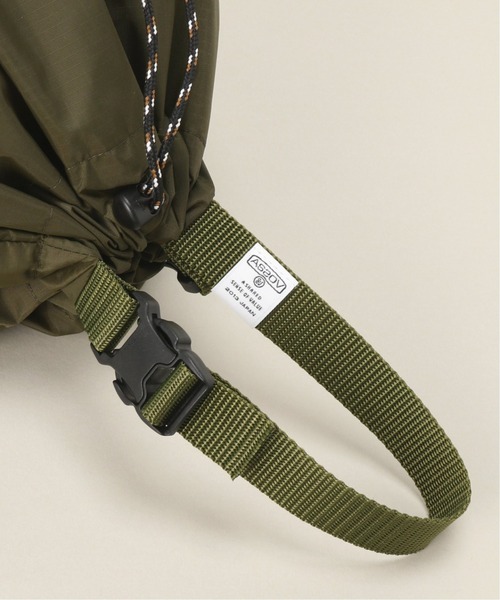 AS2OV（アッソブ）の「【AS2OV/アッソブ】COUDURA 30D RIP ECO BAG（エコバッグ/サブバッグ・メンズ・オレンジ/カーキ/グレー/キャメル/ブラック・FREE）」の13枚目の写真