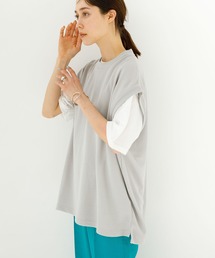 koe（コエ）の「SETベスト&半袖TEE＊（Tシャツ/カットソー・メンズ）」