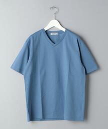 WORK TRIP OUTFITS GREEN LABEL RELAXING | < 機能 / 汗染み防止・抗菌 > WTO A/S クリーン Vネック カットソー Tシャツ(Tシャツ/カットソー)