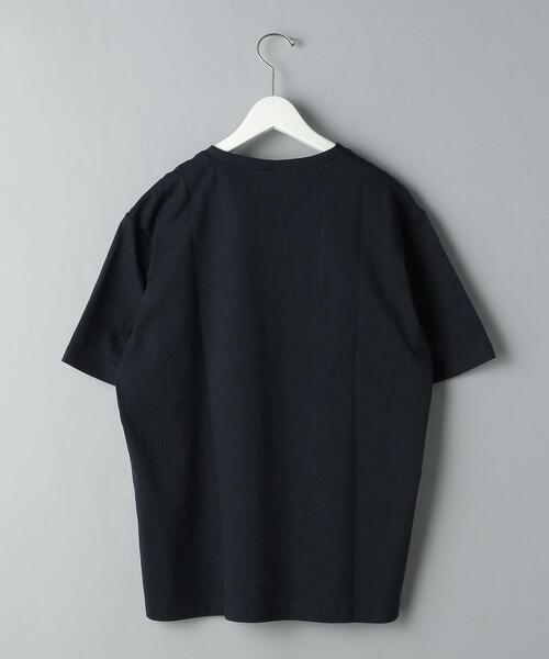 WORK TRIP OUTFITS GREEN LABEL RELAXING（ワークトリップアウトフィッツグリーンレーベル リラクシング）の「＜ 機能 / 汗染み防止・抗菌 ＞ WTO A/S クリーン Vネック カットソー Tシャツ（Tシャツ/カットソー・メンズ・グレー/ライトブルー/ネイビー/ホワイト・LARGE/SMALL/MEDIUM/X-LARGE）」の5枚目の写真