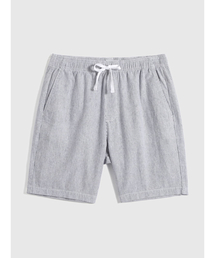 GAP | リネンブレンド リラックスフィット ストレートレッグパンツ(その他パンツ)