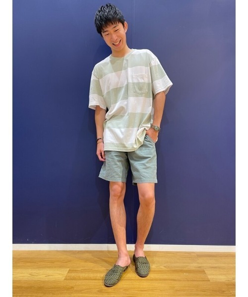 セール】リネンブレンド リラックスフィット ストレートレッグパンツ