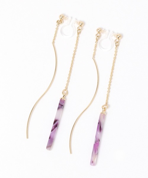 GLOBAL WORK(グローバルワーク)の「アソートノンホールイヤリング/947882(イヤリング・レディース・ピンク/ゴールド/グリーン・FREE)」の1枚目の写真