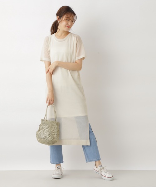 セール シアーニットワンピース ワンピース Natural Beauty Basic ナチュラルビューティベーシック のファッション通販 Zozotown