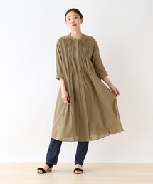 SHOO・LA・RUE | 【M-3L】綿シフォンシャーリングワンピース(ワンピース)