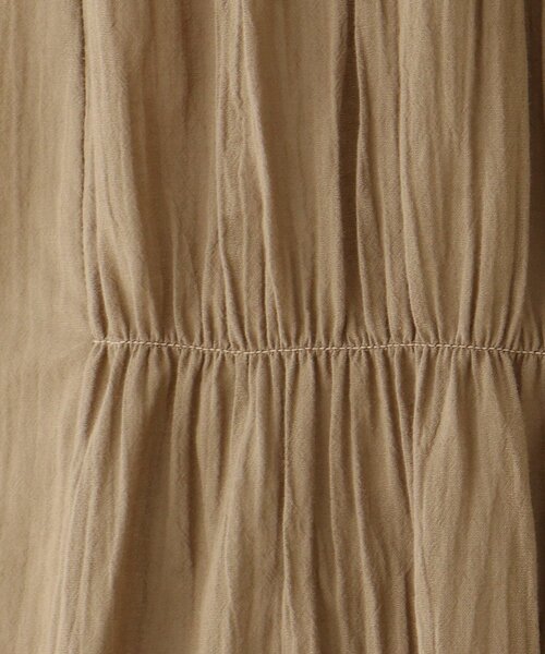 SHOO・LA・RUE（シューラルー）の「◆【M-3L】綿シフォンシャーリングワンピース（ワンピース・レディース・ブラック/ブラウン系/ホワイト系/ピンク系・03/05/04/02）」の11枚目の写真