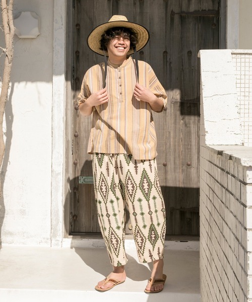 チャイハネ（チャイハネ）の「【チャイハネ】ナバホMEN'Sパンツ（その他パンツ・メンズ・ブラック/レッド/ホワイト・FREE）」の5枚目の写真