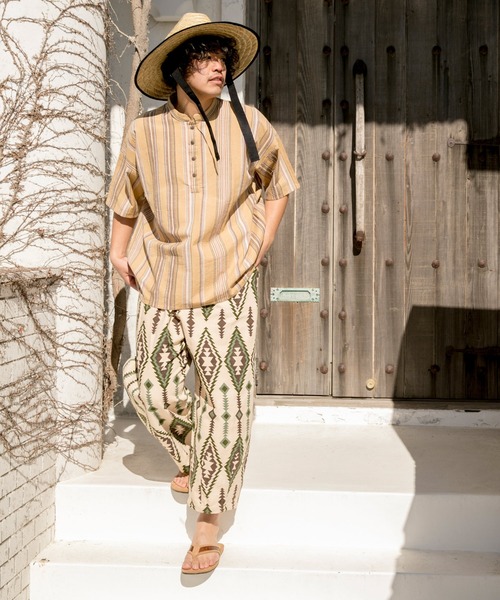 チャイハネ（チャイハネ）の「【チャイハネ】ナバホMEN'Sパンツ（その他パンツ・メンズ・ブラック/レッド/ホワイト・FREE）」の7枚目の写真