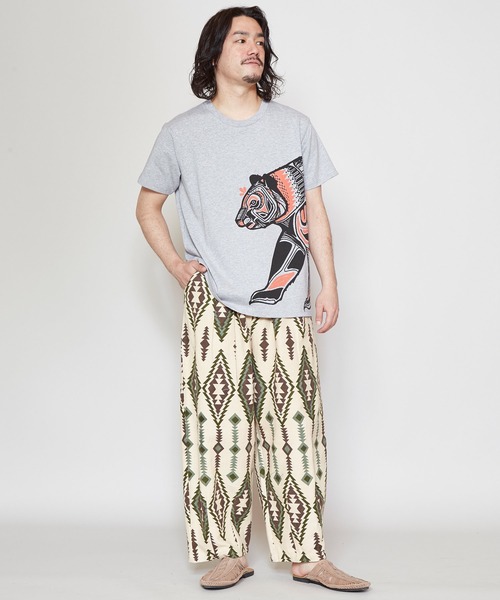 チャイハネ（チャイハネ）の「【チャイハネ】ナバホMEN'Sパンツ（その他パンツ・メンズ・ブラック/レッド/ホワイト・FREE）」の4枚目の写真