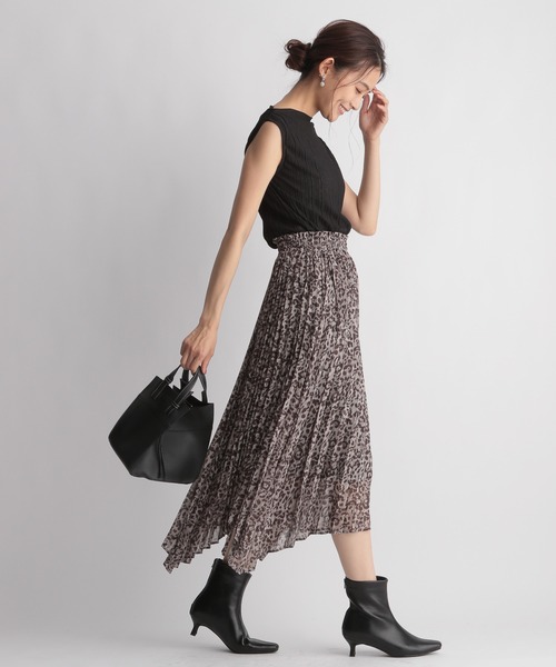 Andemiu（アンデミュウ）の「イレヘムプリーツスカート215844（スカート・レディース・ブラック/ブラウン/ピンク・FREE）」の9枚目の写真