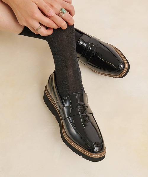 COLONY 2139（コロニートゥーワンスリーナイン）の「【マカロンFoot】厚底ローファー（ローファー・レディース・ブラック/アイボリー/ブラック系その他・23cm/24cm/25cm）」の12枚目の写真