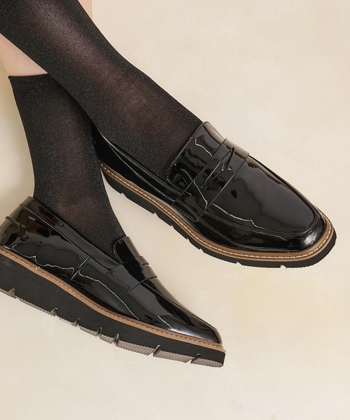 COLONY 2139（コロニートゥーワンスリーナイン）の「【マカロンFoot】厚底ローファー（ローファー・レディース・ブラック/アイボリー/ブラック系その他・23cm/24cm/25cm）」の13枚目の写真