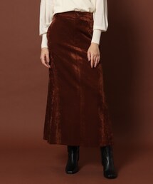 DRESSTERIOR | クラッシュ別珍ナローマキシスカート(スカート)