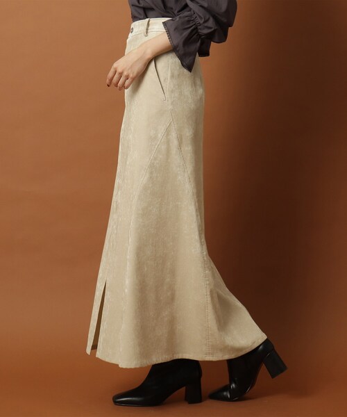 DRESSTERIOR（ドレステリア）の「◆クラッシュ別珍ナローマキシスカート（スカート・レディース・ナチュラル/ダークブラウン・34/38/36/40）」の5枚目の写真
