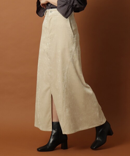 DRESSTERIOR（ドレステリア）の「◆クラッシュ別珍ナローマキシスカート（スカート・レディース・ナチュラル/ダークブラウン・34/38/36/40）」の13枚目の写真