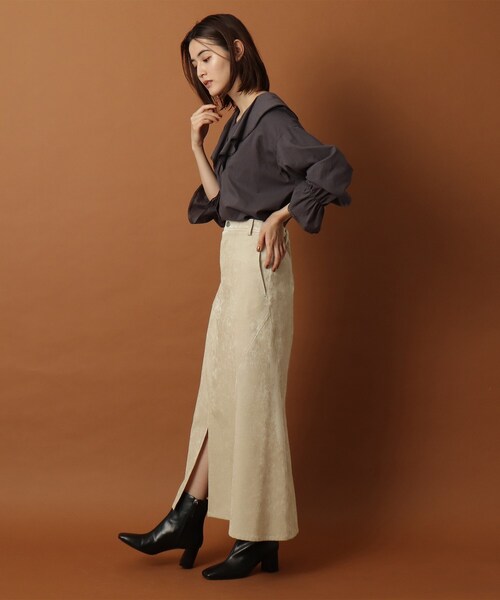 DRESSTERIOR（ドレステリア）の「◆クラッシュ別珍ナローマキシスカート（スカート・レディース・ナチュラル/ダークブラウン・34/38/36/40）」の15枚目の写真