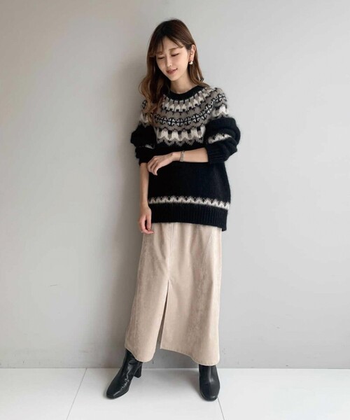 DRESSTERIOR（ドレステリア）の「◆クラッシュ別珍ナローマキシスカート（スカート・レディース・ナチュラル/ダークブラウン・34/38/36/40）」の18枚目の写真