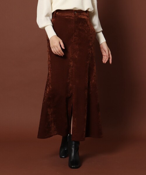 DRESSTERIOR（ドレステリア）の「◆クラッシュ別珍ナローマキシスカート（スカート・レディース・ナチュラル/ダークブラウン・34/38/36/40）」の19枚目の写真