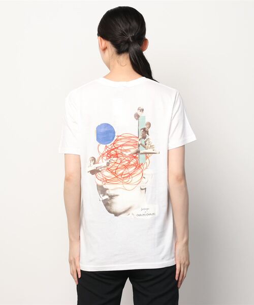 mmym（エムエムワイエム）の「mmym（エムエムワイエム）CIGARETTE T-SHIRTS（Tシャツ/カットソー・レディース・ホワイト/ブラック・MEDIUM）」の4枚目の写真