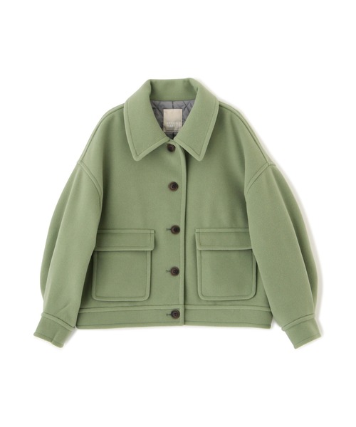 FREE'S MART(フリーズマート)の「【Sシリーズ対応】◆TRメルトンドロップルーズブルゾン(ブルゾン・レディース・ベージュ/ブラウン/グリーン・SMALL/MEDIUM)」の15枚目の写真