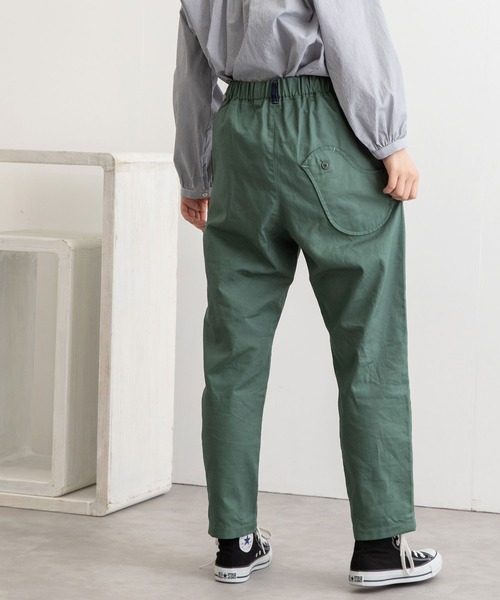 POU DOU DOU(プードゥドゥ)の「normesとりポケットパンツ(その他パンツ・レディース・インディゴブルー/グレー/ミント/ブラック/レンガ・3)」の4枚目の写真