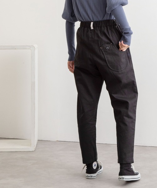 POU DOU DOU(プードゥドゥ)の「normesとりポケットパンツ(その他パンツ・レディース・インディゴブルー/グレー/ミント/ブラック/レンガ・3)」の2枚目の写真