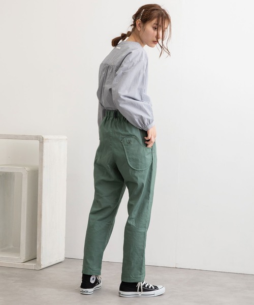 POU DOU DOU(プードゥドゥ)の「normesとりポケットパンツ(その他パンツ・レディース・インディゴブルー/グレー/ミント/ブラック/レンガ・3)」の8枚目の写真