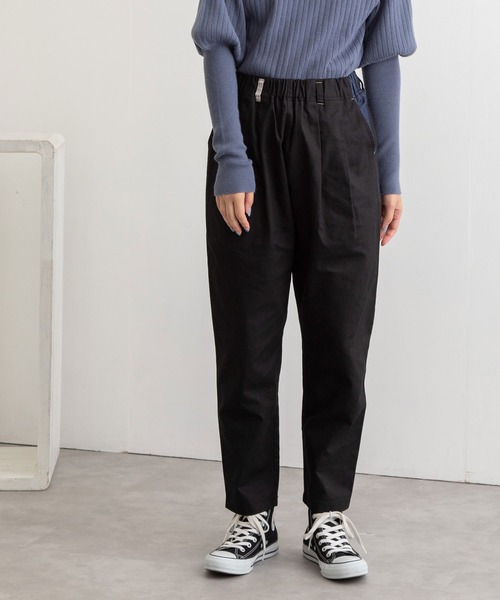 POU DOU DOU(プードゥドゥ)の「normesとりポケットパンツ(その他パンツ・レディース・インディゴブルー/グレー/ミント/ブラック/レンガ・3)」の9枚目の写真