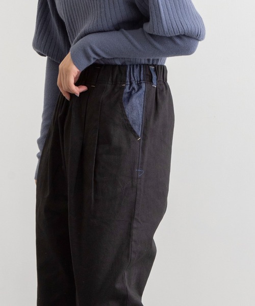 POU DOU DOU(プードゥドゥ)の「normesとりポケットパンツ(その他パンツ・レディース・インディゴブルー/グレー/ミント/ブラック/レンガ・3)」の13枚目の写真