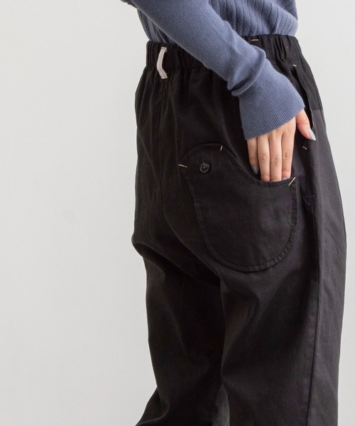 POU DOU DOU(プードゥドゥ)の「normesとりポケットパンツ(その他パンツ・レディース・インディゴブルー/グレー/ミント/ブラック/レンガ・3)」の14枚目の写真