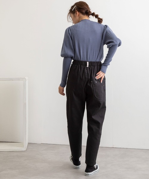 POU DOU DOU(プードゥドゥ)の「normesとりポケットパンツ(その他パンツ・レディース・インディゴブルー/グレー/ミント/ブラック/レンガ・3)」の16枚目の写真