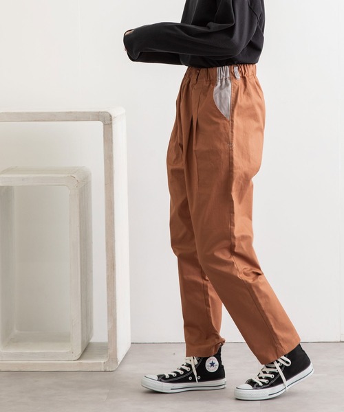 POU DOU DOU(プードゥドゥ)の「normesとりポケットパンツ(その他パンツ・レディース・インディゴブルー/グレー/ミント/ブラック/レンガ・3)」の18枚目の写真