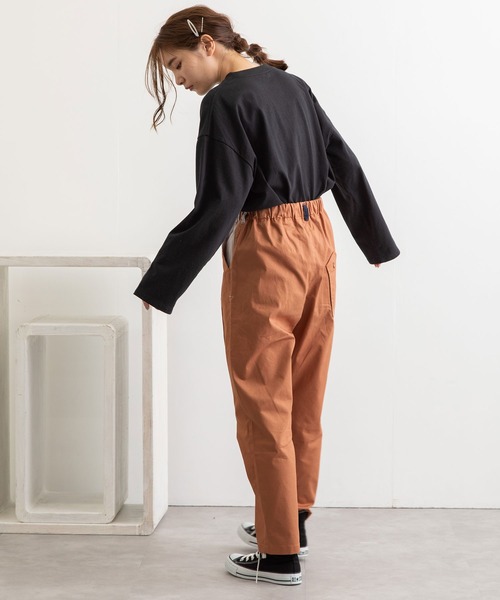 POU DOU DOU(プードゥドゥ)の「normesとりポケットパンツ(その他パンツ・レディース・インディゴブルー/グレー/ミント/ブラック/レンガ・3)」の22枚目の写真