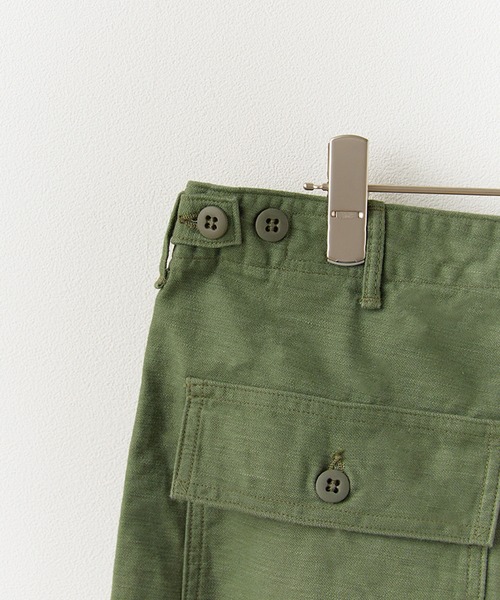 orSlow（オアスロウ）の「orSlow/オアスロウ MEN's US ARMY FATIGUE PANTS ベイカーパンツ 2026新作　再入荷（その他パンツ・メンズ・グリーン・3/1/2/4）」の11枚目の写真