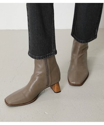 crie conforto | ウッドヒールショートブーツ(ブーツ)